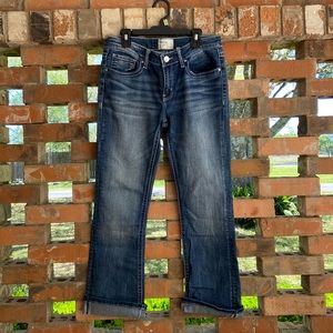 BKE Stella crop jeans 28S EUC